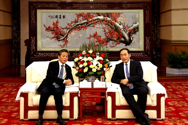 Vice-Governor of Hubei Province Met with ACC Secretary-General 