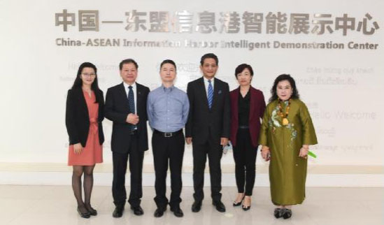 ACC Representatives Visited the China-ASEAN Information Harbor Co., Ltd.