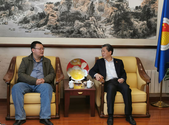 ACC Secretary-General Chen Dehai Met with Executive Editor-in-Chief of Global Times Online 