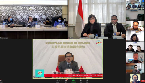 ACC Representative Participated in the Virtual Indonesian Coffee Promotion 2021