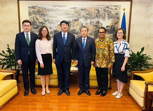 ACC Secretary-General Chen Dehai Met with President of Tianjin Normal University