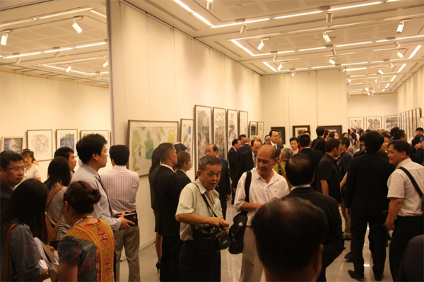 Exhibition of Contemporary Paintings by Renowned Chinese Artists Held in Bangkok 