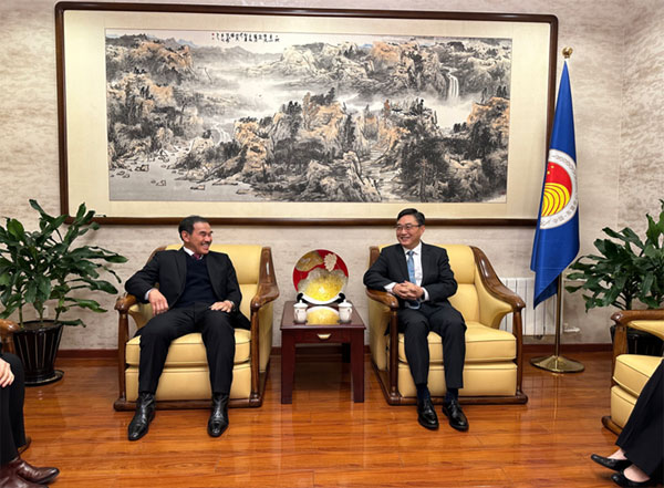 ACC Secretary General Shi Zhongjun Respectively Exchanged Views with Ambassadors of Brunei Darussalam and Lao PDR to China